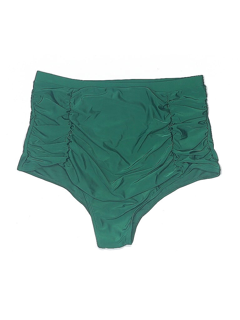 UNBRANDED Pre-owned Swimsuit Bottoms In Green