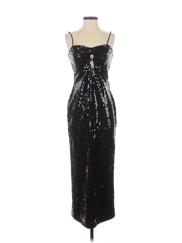 Pre-owned Assorted Brands Cocktail Dress In Black