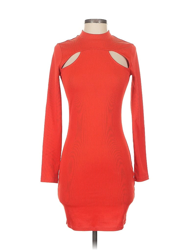 Pre-owned Divided By H&m Cocktail Dress In Red