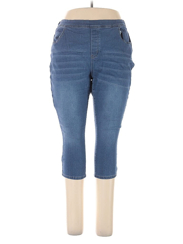 Pre-owned Shein Curve Jeans In Blue