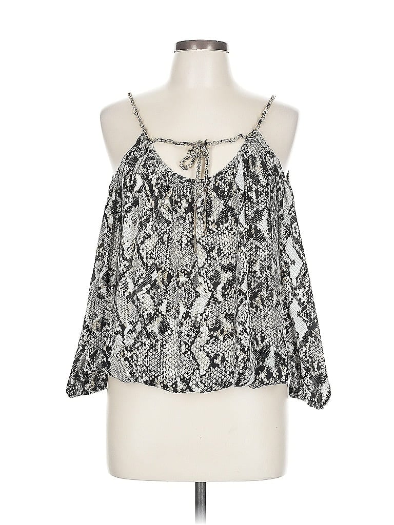 INC INTERNATIONAL CONCEPTS Pre-owned Sleeveless Blouse In Silver