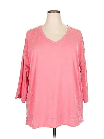 Zenergy by Chico's 3/4 Sleeve T-Shirt (view 1)