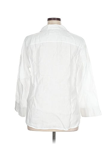 Foxcroft 3/4 Sleeve Button-Down Shirt (view 2)