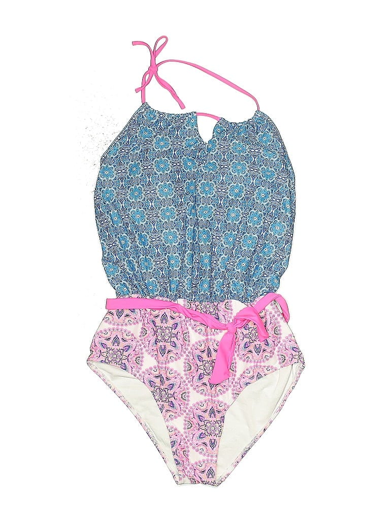 NICOLE MILLER Pre-owned One Piece Swimsuit In Blue