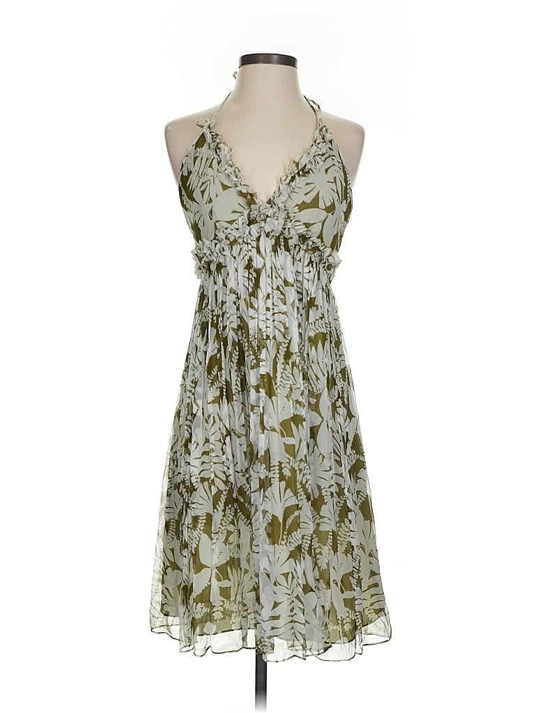 Pre-owned An Original Milly Of New York Casual Dress In Green