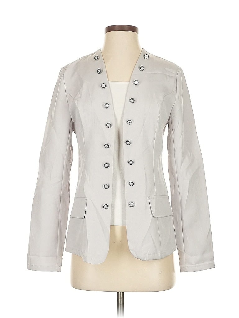 Pre-owned Made With Love Blazer Jacket In Gray