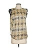 MNG by Mango Gold Sleeveless Blouse Size 4 - photo 1