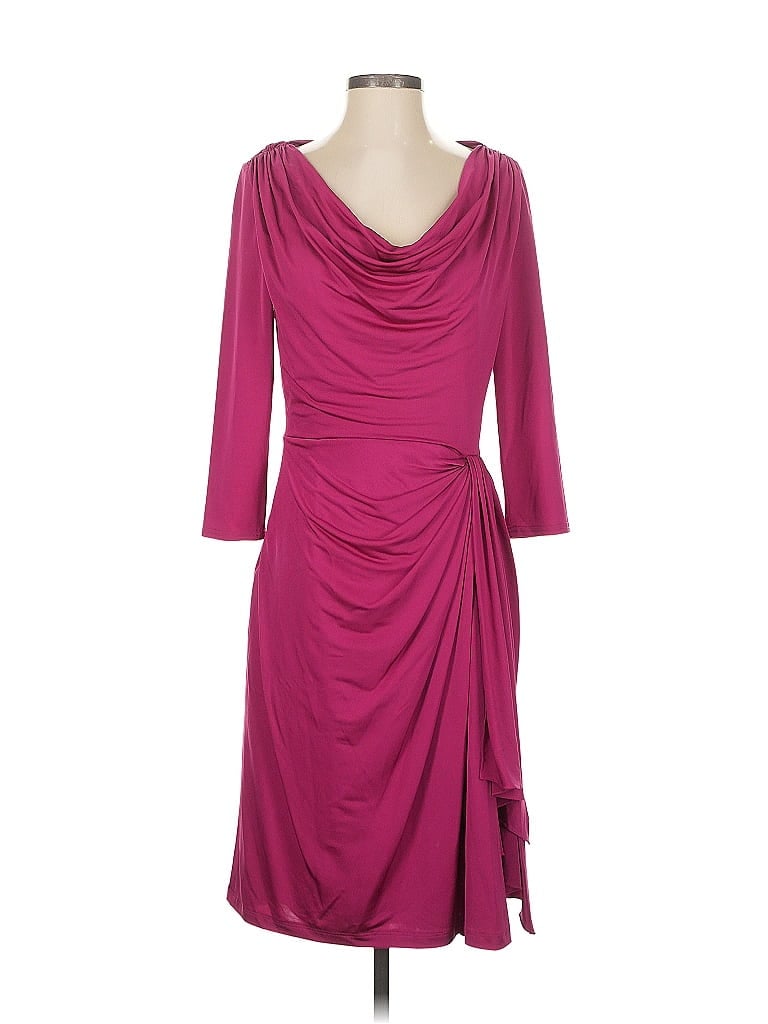 Pre-owned Tadashi Cocktail Dress In Burgundy