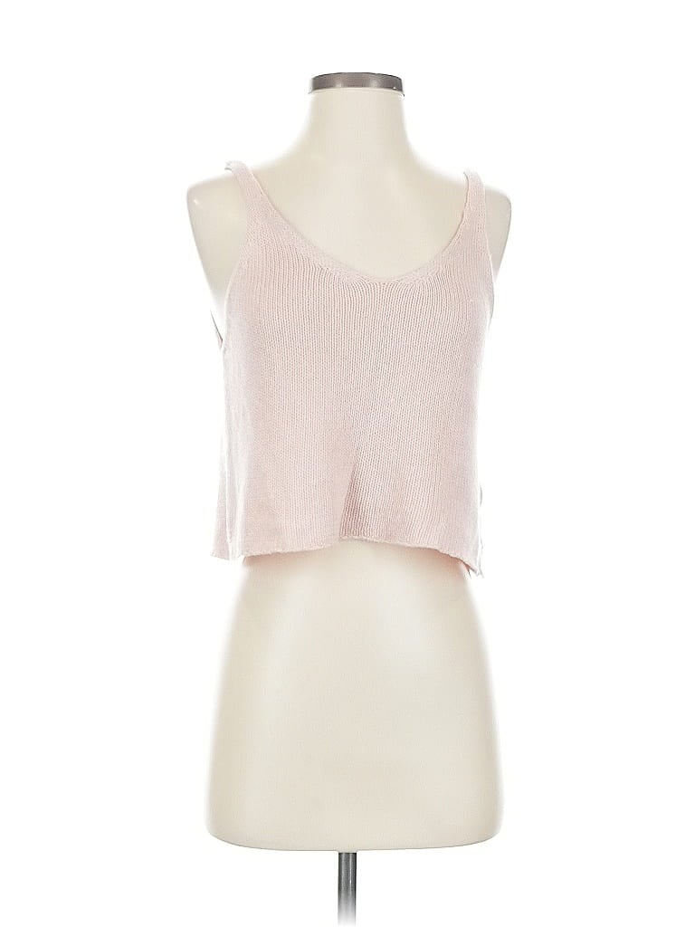 UNBRANDED Pre-owned Tank Top Pink Strapless Neckline Tops