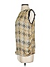 MNG by Mango Gold Sleeveless Blouse Size 4 - photo 5
