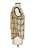 MNG by Mango Gold Sleeveless Blouse Size 4 - photo 4