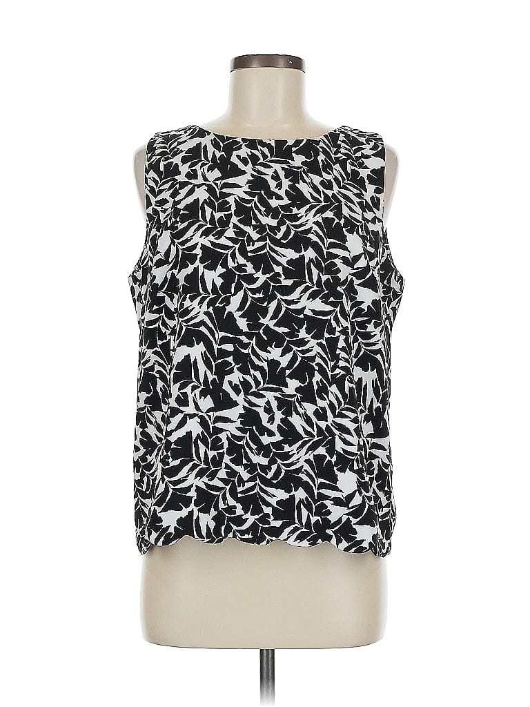 Pre-owned J.crew Factory Store Sleeveless Blouse In Black