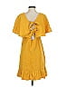 Moon River Yellow Casual Dress Size XS - photo 2