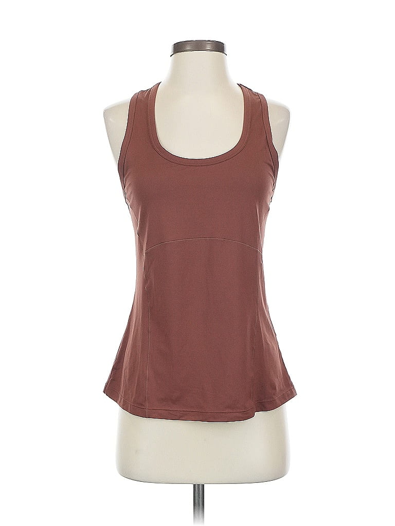 UNBRANDED Pre-owned Active Tank Top In Brown
