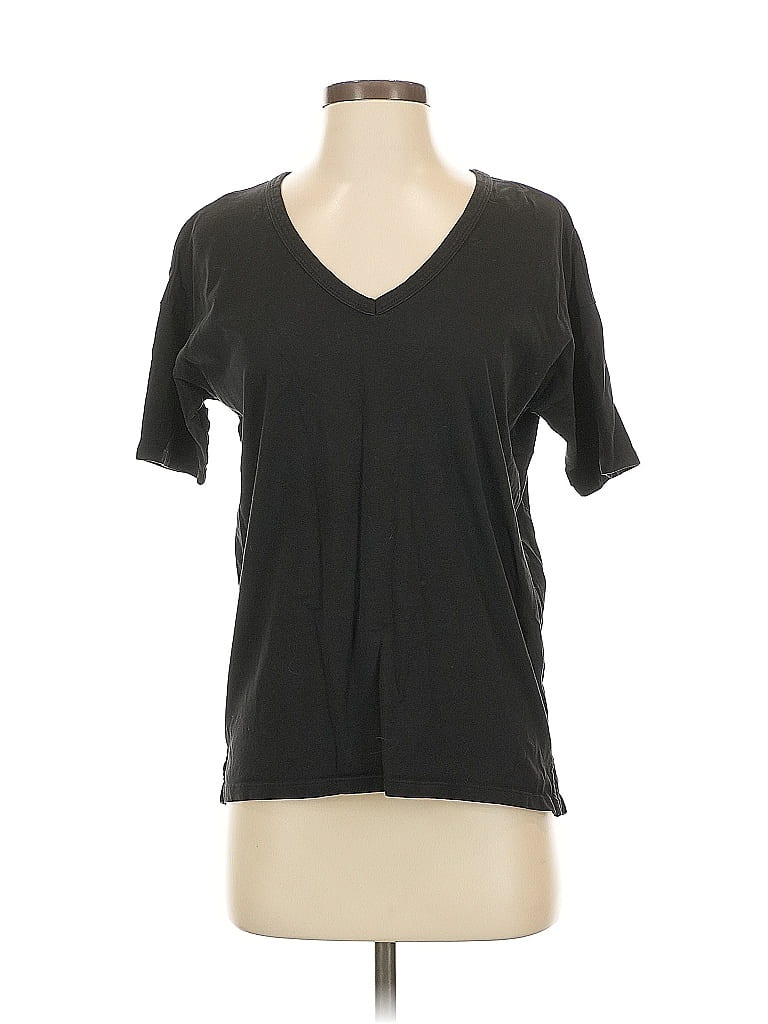 Pre-owned Ann Taylor Loft Short Sleeve T-shirt In Black