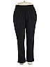 Woman Within Solid Black Casual Pants Size 18 - photo 1