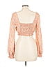 Style State 100% Polyester Orange Long Sleeve Blouse Size 10 - photo 2