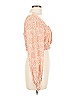Style State 100% Polyester Orange Long Sleeve Blouse Size 10 - photo 4