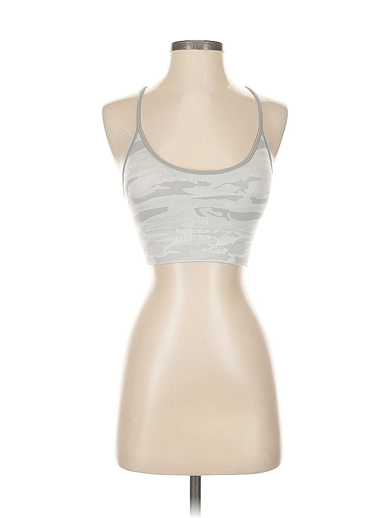 PRO-FIT Pre-owned Tank Top Silver Strapless Neckline Tops