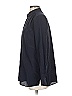 Uniqlo 100% Polyester Solid Black Long Sleeve Blouse Size XS - photo 5