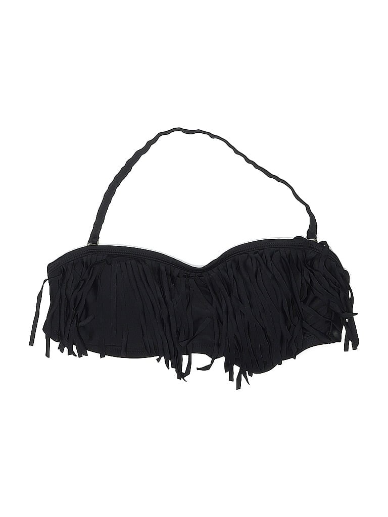 Pre-owned Xhilaration Swimsuit Top Black Swimwear