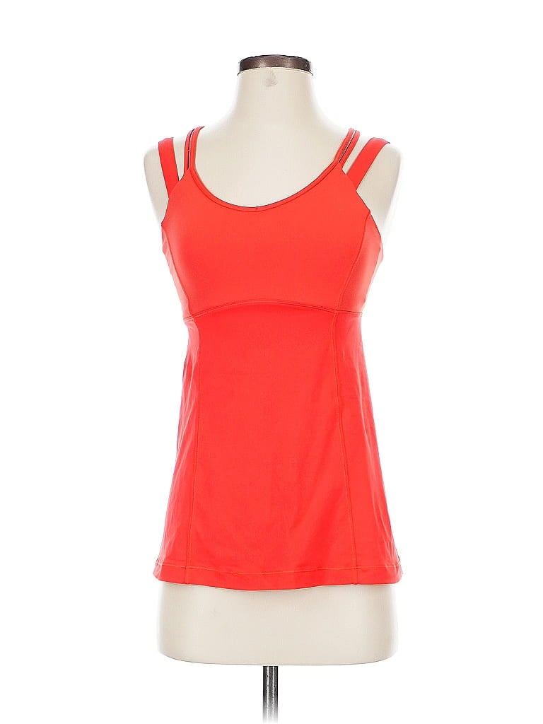 Pre-owned Lululemon Athletica Active Tank Top In Red