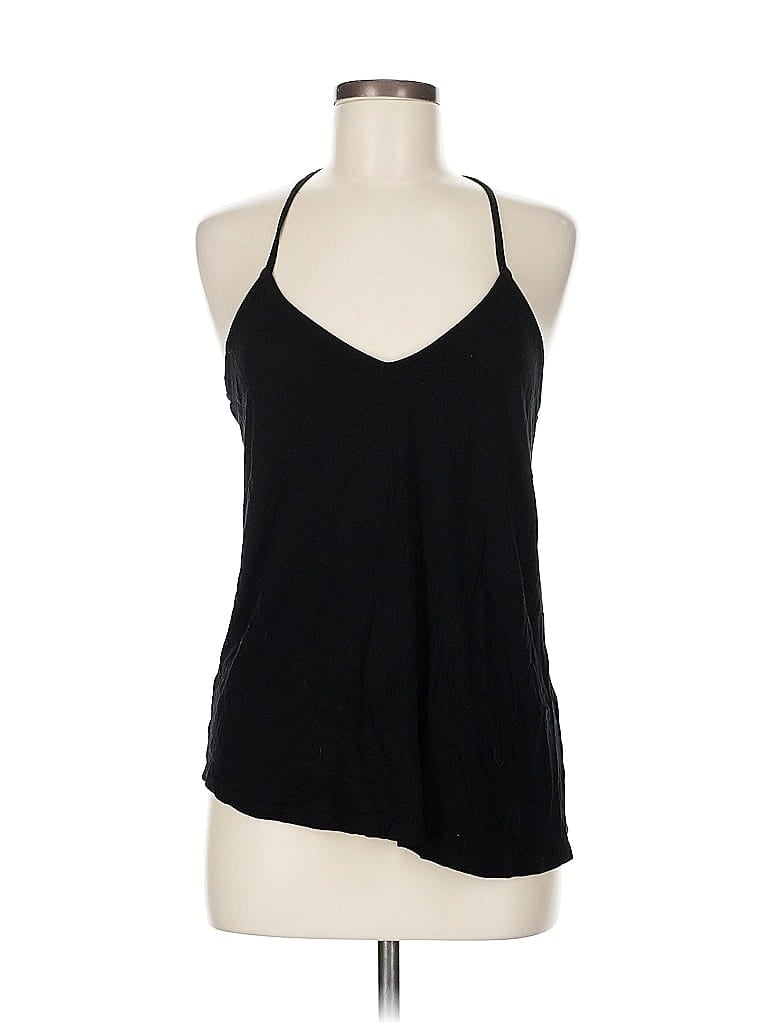 Pre-owned Asos Design Tank Top Black Halter Neckline Tops