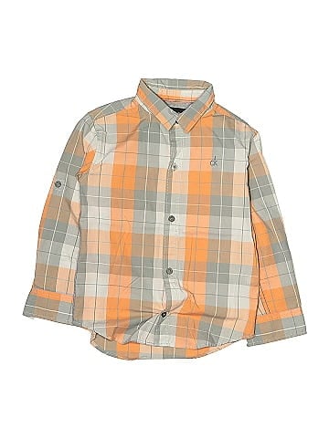 CALVIN KLEIN JEANS Long Sleeve Button-Down Shirt (view 1)