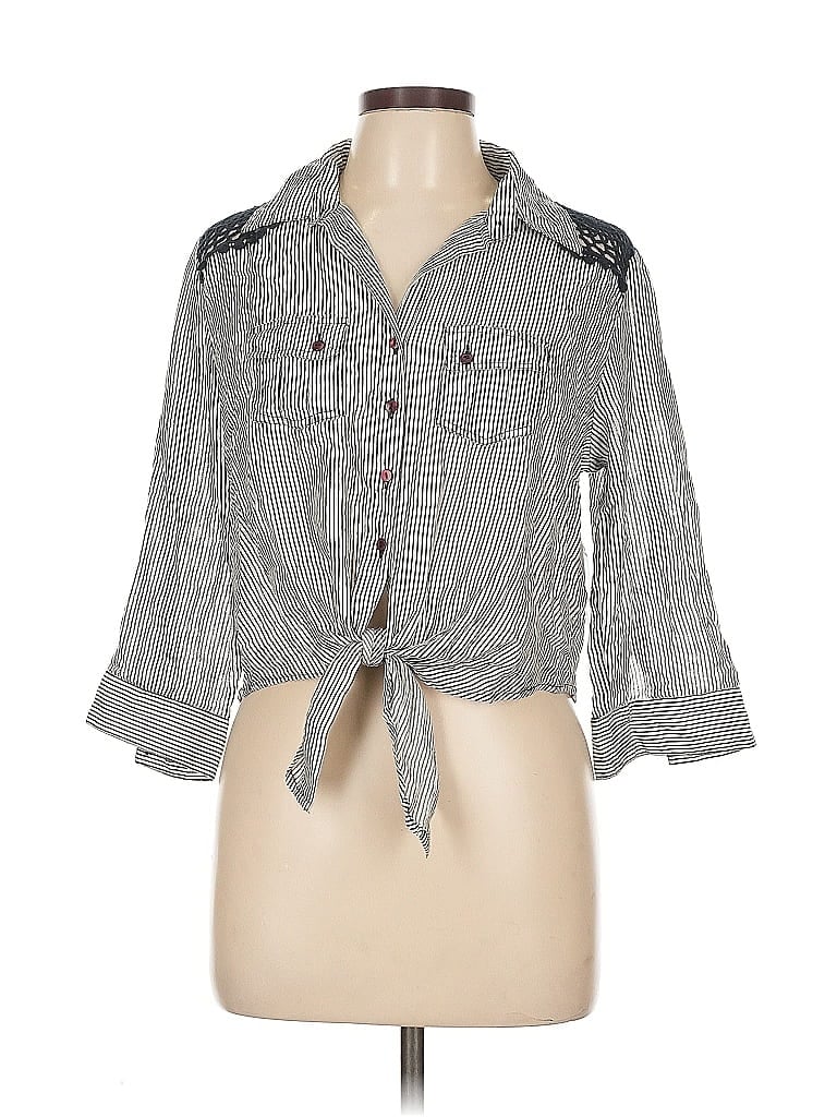 Pre-owned Live 4 Truth 3/4 Sleeve T-shirt In Gray