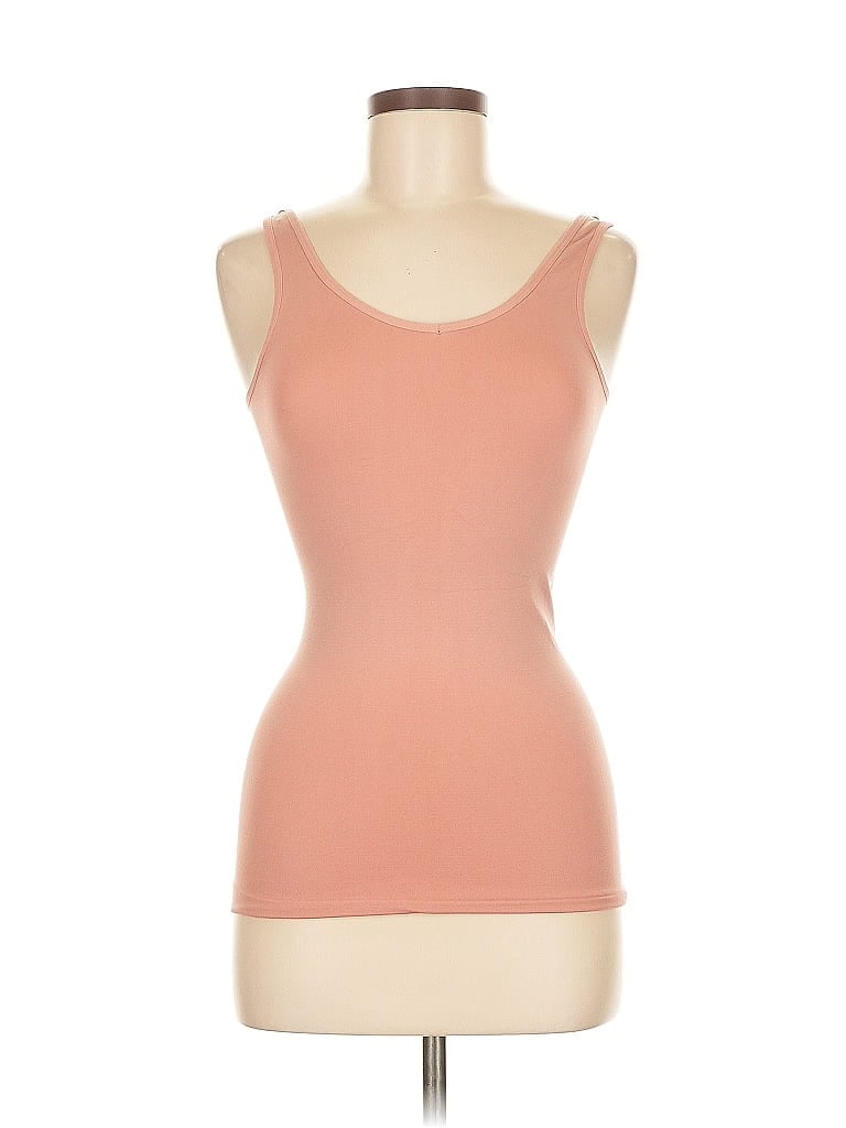 Pre-owned Assorted Brands Tank Top Pink Strapless Neckline Tops
