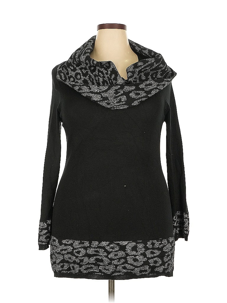 ADRIENNE VITTADINI Pre-owned Pullover Sweater In Black