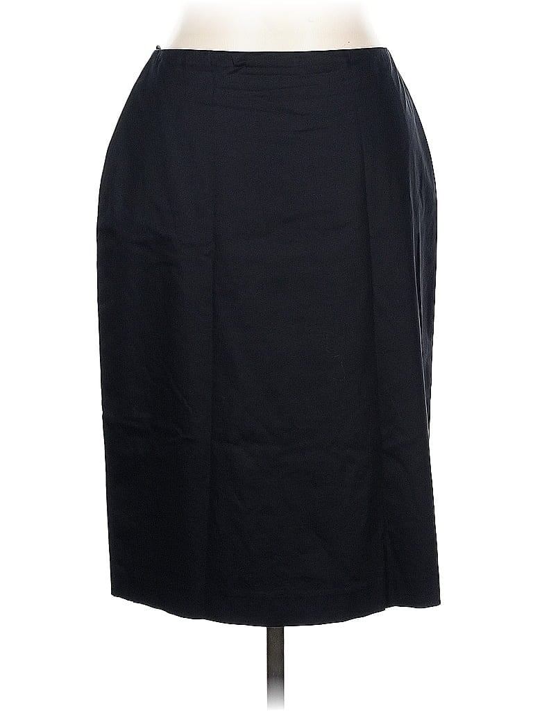 Pre-owned Linda Allard Ellen Tracy Formal Skirt In Black