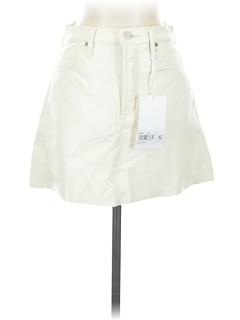 Pre-owned Frame Casual Skirt In White