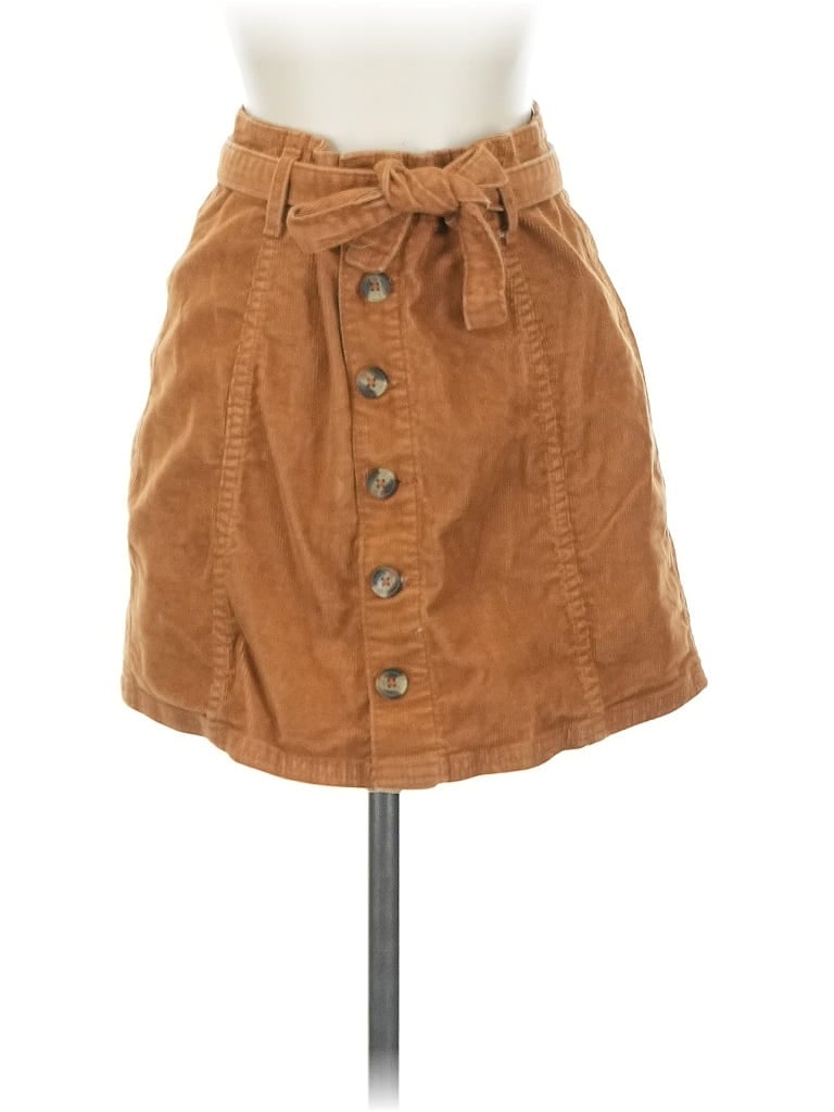 Pre-owned American Eagle Outfitters Casual Skirt In Brown