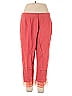I.S.C. Red Linen Pants Size 1X - photo 1