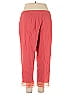 I.S.C. Red Linen Pants Size 1X - photo 2