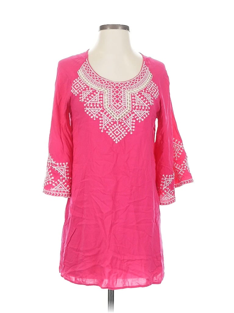 MONORENO Pre-owned 3/4 Sleeve T-shirt In Pink