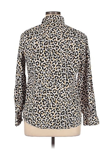 J.Crew Factory Store Long Sleeve Button-Down Shirt (view 2)