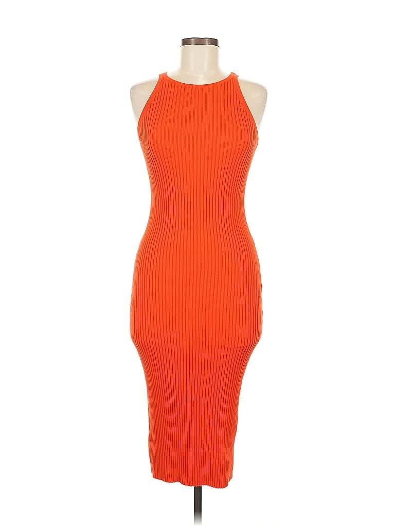 H&M Pre-owned Cocktail Dress In Orange