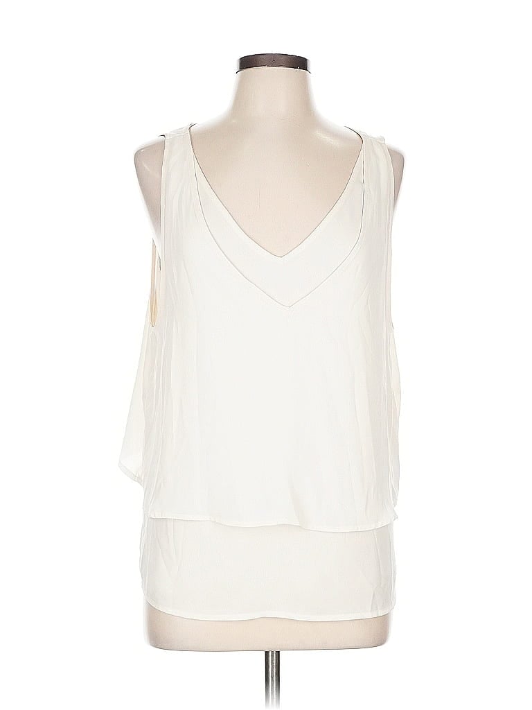 Pre-owned Hd In Paris Sleeveless Blouse In White
