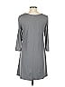As U Wish Solid Gray Casual Dress Size S - photo 2