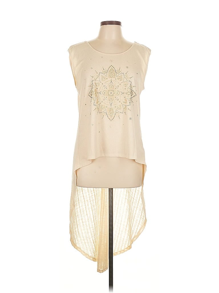 MISS ME Pre-owned Sleeveless Blouse In Brown