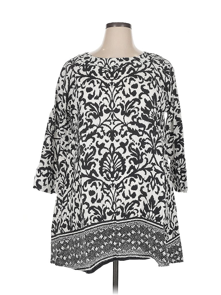 Pre-owned Tyler Boe 3/4 Sleeve Blouse In Black