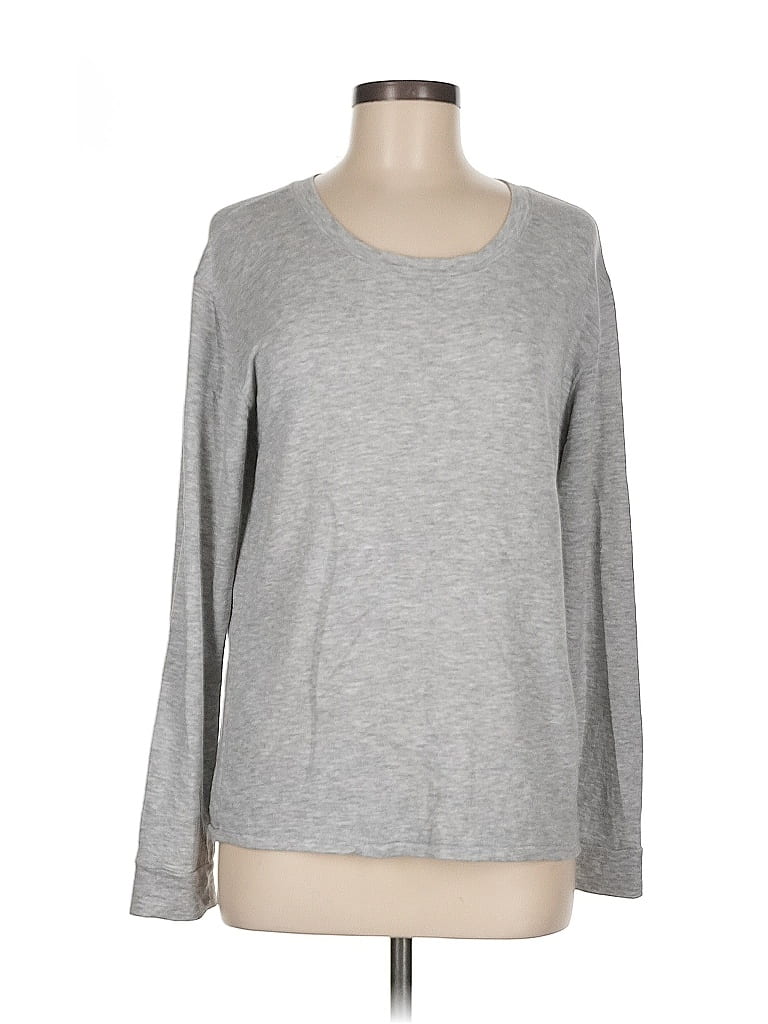 Pre-owned Monrow Sweatshirt In Gray