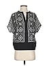 BCBGMAXAZRIA 100% Polyester Black Short Sleeve Blouse Size XXS - photo 1