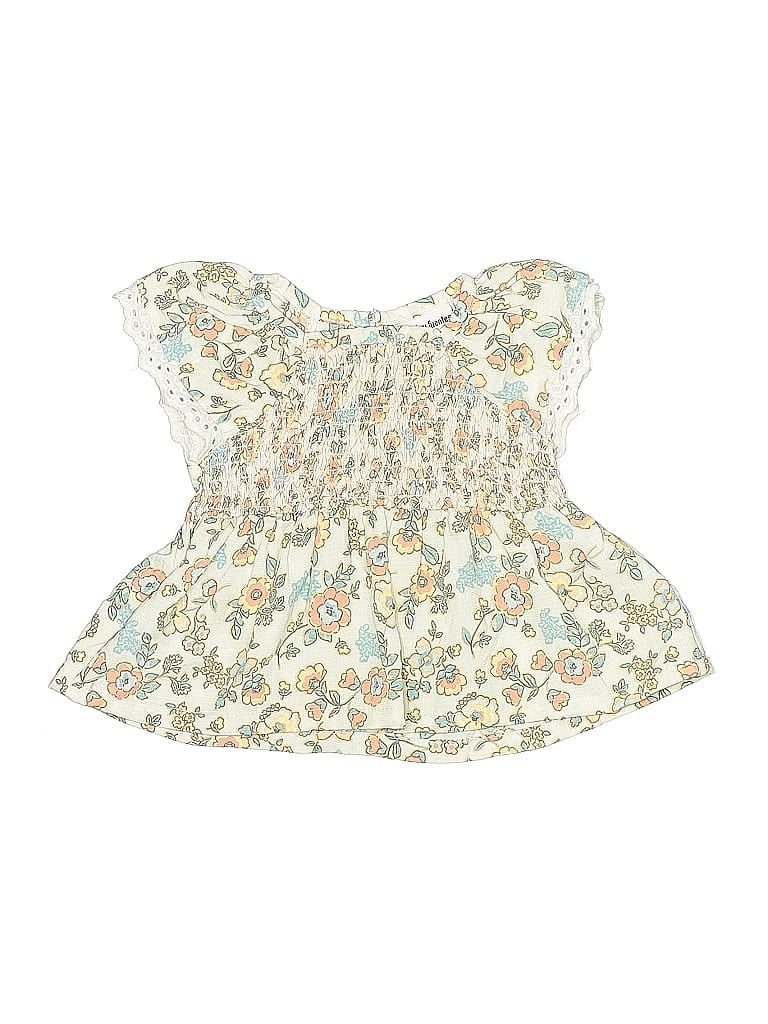 Pre-owned Daisy Fuentes Babies' Sleeveless Blouse In White