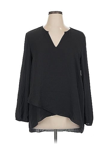 Karen Kane Long Sleeve Blouse (view 1)