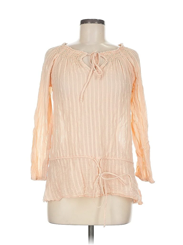Pre-owned Love Squared 3/4 Sleeve Blouse In Pink