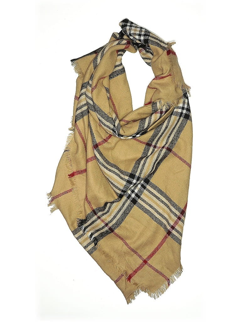 Pre-owned Unbranded Scarf In Brown