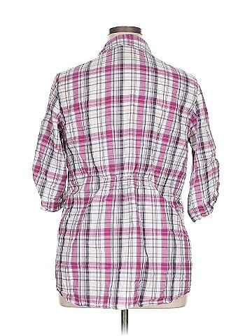 SONOMA life + style 3/4 Sleeve Button-Down Shirt (view 2)